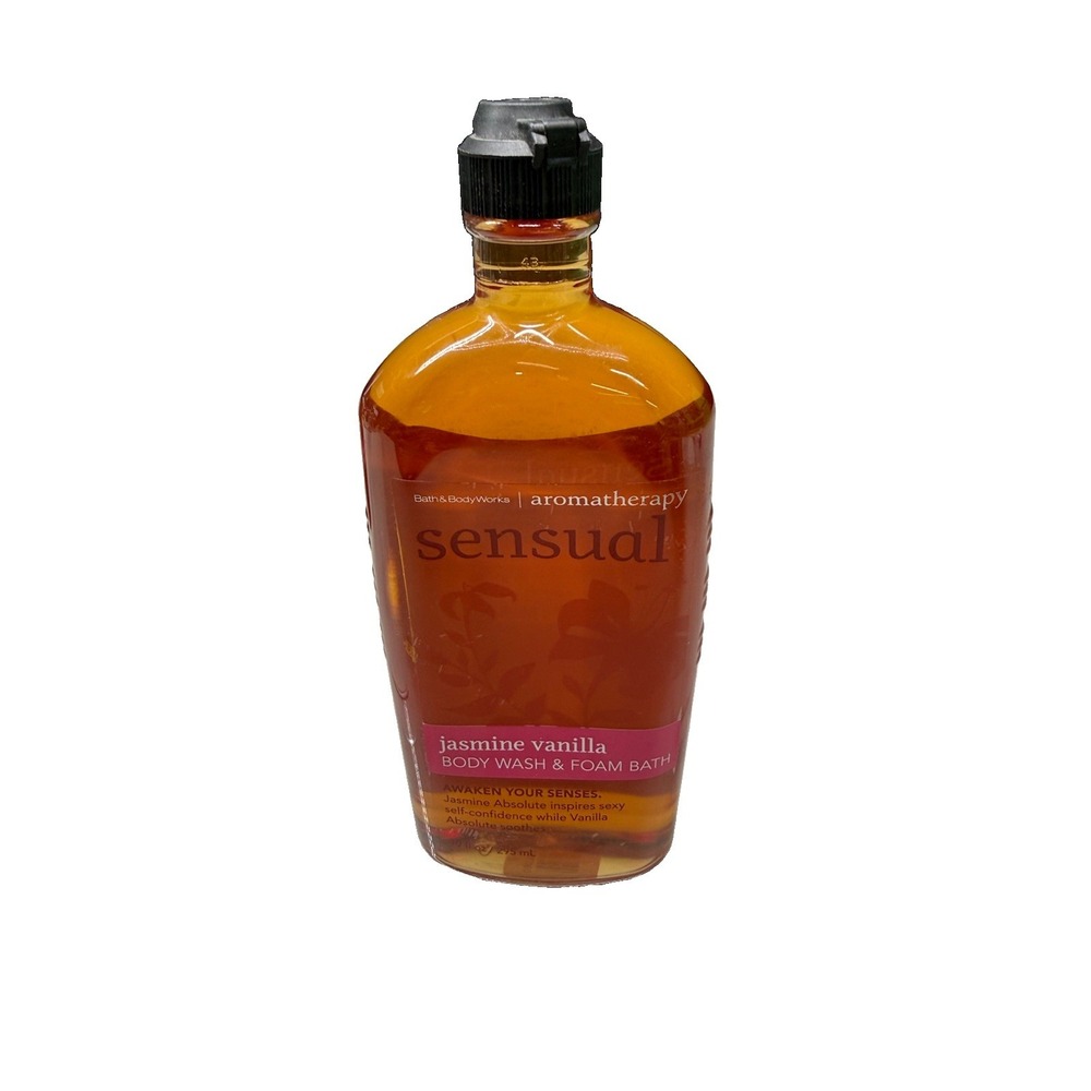 Bath & Body Works SENSUAL JASMINE VANILLA Body Wash 10 oz RETIRED Very RARE
